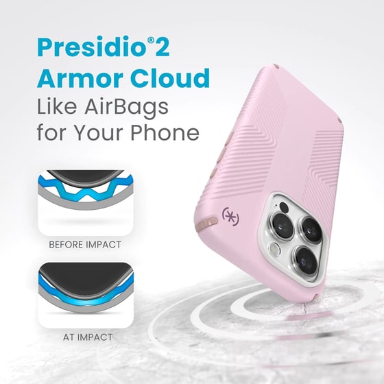 Θήκη Apple iPhone 15 Pro - Speck Presidio2 Grip MagSafe - Soft Lilac/Carnation Petal image 2