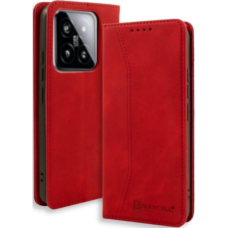 Θήκη Xiaomi 14 - Bodycell Book Case - Red BODYCELL