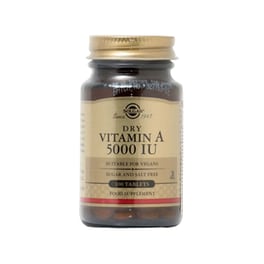 Solgar Vitamin A 5000IU - 100 ταμπλέτες