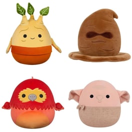 Λούτρινο Squishmallows Harry Potter W3 σε 4 Σχέδια (25cm)  - Τυχαία Επιλογή Σχεδίου