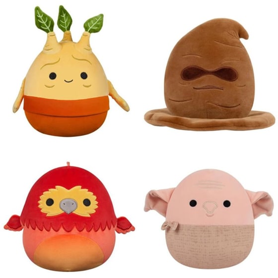 Λούτρινο Squishmallows Harry Potter W3 σε 4 Σχέδια (25cm) - Τυχαία Επιλογή Σχεδίου image 0