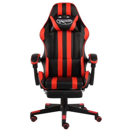 Gaming Καρέκλα VidaXL Racing από Τεχνητό Δέρμα - Μαύρο/Κόκκινο image 2