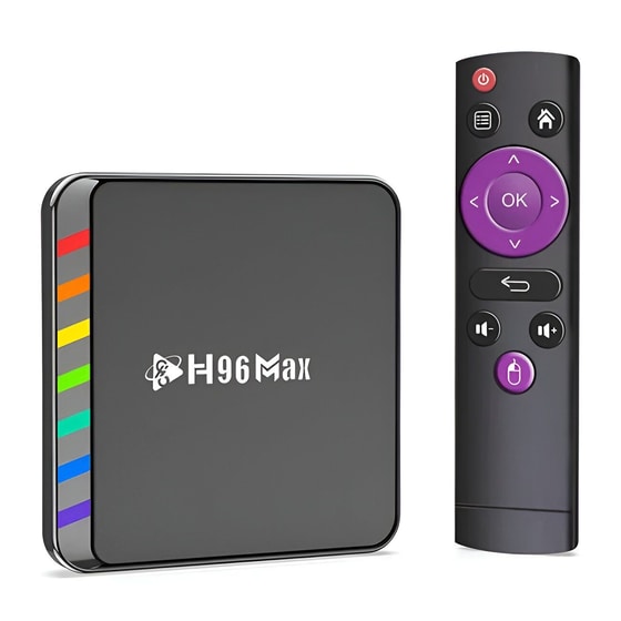 Tv Box H96 Μax W2, 4k, S905w2, 4/32gb, Wifi 6, Bluetooth, Android 11 image 0