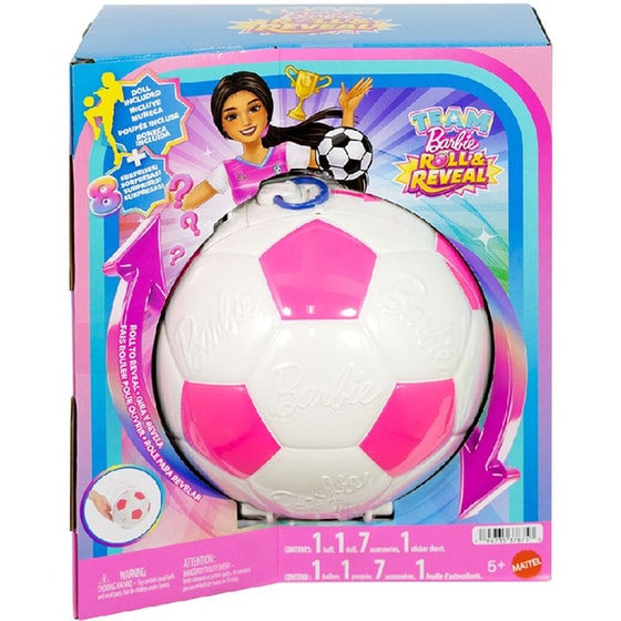 Κούκλα Μπάλα Έκπληξη Barbie - Ποδοσφαιρίστρια image 0