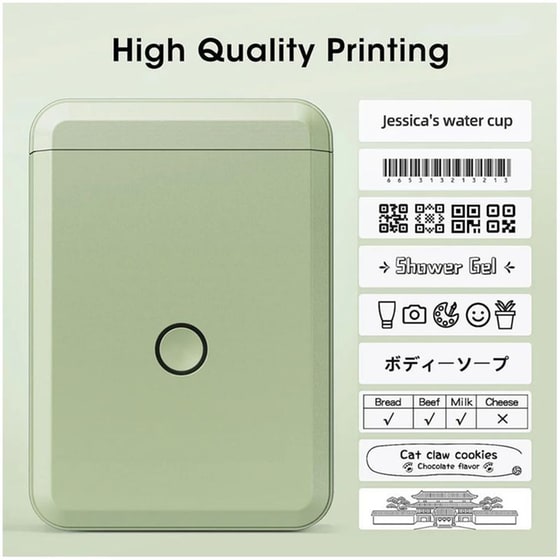 NIIMBOT Thermal D110-GN Light Green Θερμικός Εκτυπωτής image 1