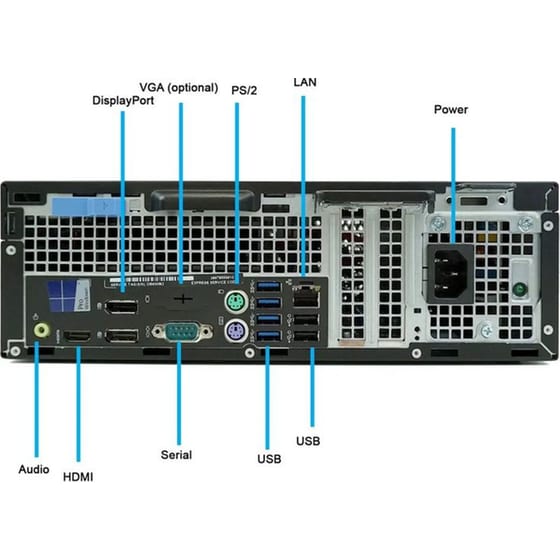 Refurbished Desktop DELL 7050 SFF (Core i5-6500/8GB/256GB SSD/HD Graphics/Win10Pro) | Grade A+ image 1