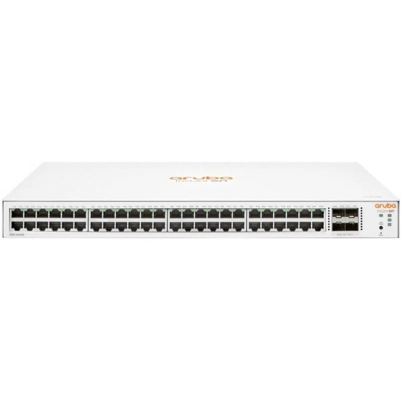 HP-EG Hewlett Packard Enterprise Aruba Instant On 1830 Network Switch Managed L2 Gigabit Ethernet (10/100/1000) 48G 4 SFP 1U JL814A