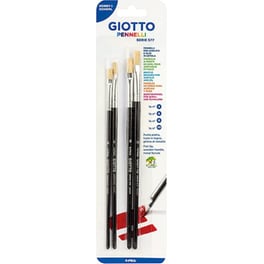 Πινέλα Πλακέ Giotto Serie 577 No 4-6-8-10 4Τμχ