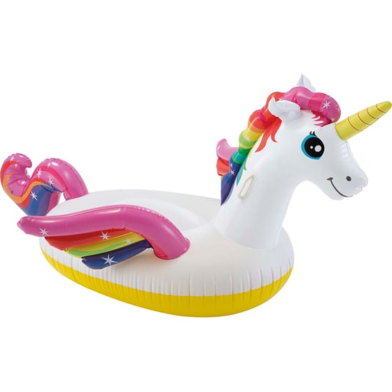 Φουσκωτό Παιχνίδι Θαλάσσης Intex Μονόκερος 193 cm - Πολύχρωμο image 0