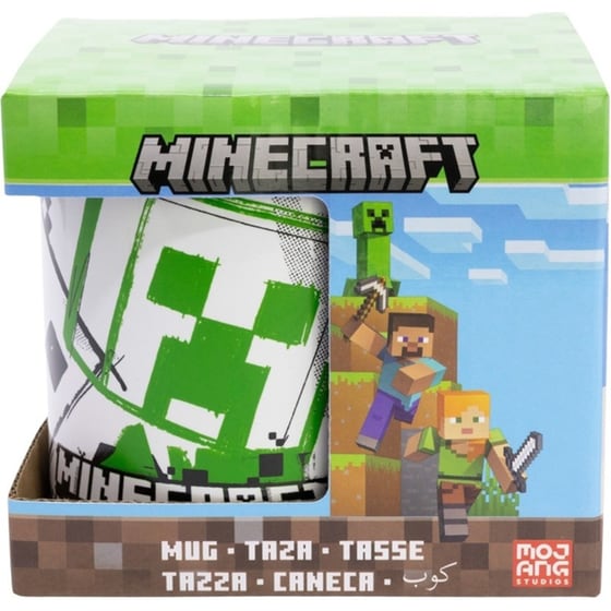 Κούπα Stor Minecraft - Iconic Mono Κεραμική σε Κουτί Δώρου 325ml image 3