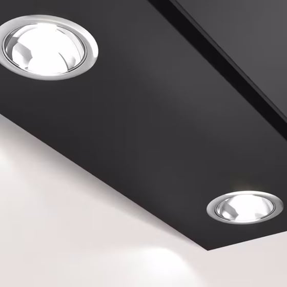 PITSOS PTI6E66G 60 cm Μαύρο Απορροφητήρας Καμινάδα Τζάκι image 1