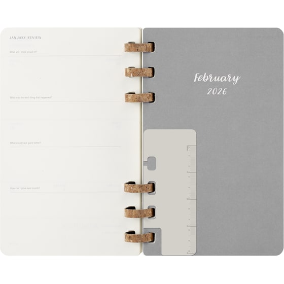 Ημερολόγιο Σπιράλ Moleskine 2026 12Μ Large Spiral Black Soft image 8