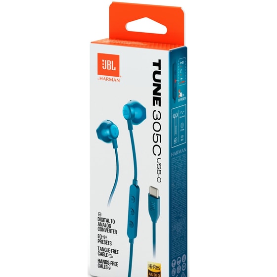 Ακουστικά Handsfree JBL Tune 305C USB-C - Μπλε image 6