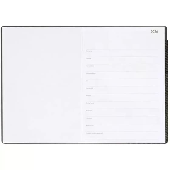 Ημερολόγιο Weekly & Daily Legami 2026 12Μ Large Deep Graphite image 2