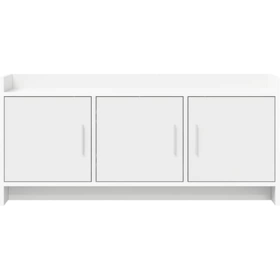 Έπιπλο Τηλεόρασης VidaXL 102 x 33 x 47 cm - Λευκό image 4