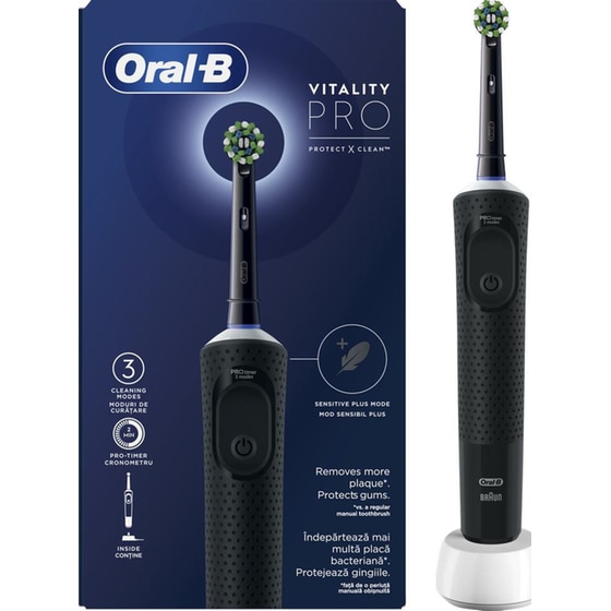 Ηλεκτρική Οδοντόβουρτσα ORAL-B Vitality PRO - Μαύρο image 0