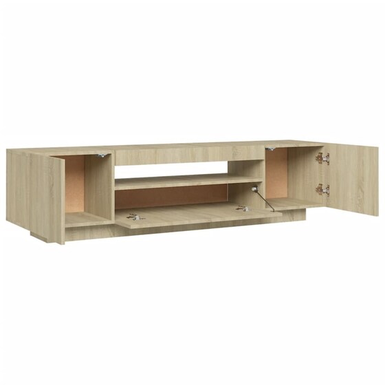 Έπιπλο Τηλεόρασης VidaXLαπό Μοριοσανίδα 160x35x40 cm - Μπεζ image 9