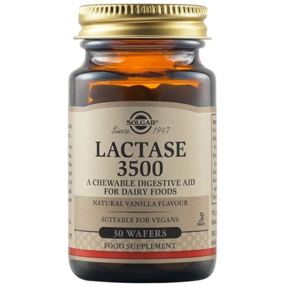 Ένζυμο Solgar Lactase 3500 - 30 ταμπλέτες image 0