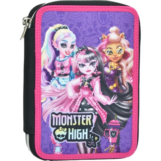 Κασετίνα Παραλληλόγραμμη Γεμάτη Gim Monster High image 0