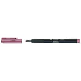 Μαρκαδόρος Γραφής Faber Castell Μεταλλικός Ροζ 1.5 mm