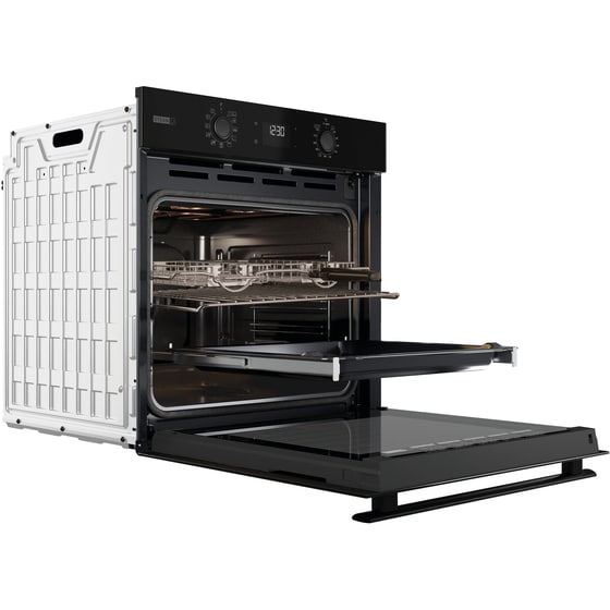 WHIRLPOOL OMSR58RU1SZB 71 Lt Μαύρο Εντοιχιζόμενος Φούρνος Άνω Πάγκου image 3