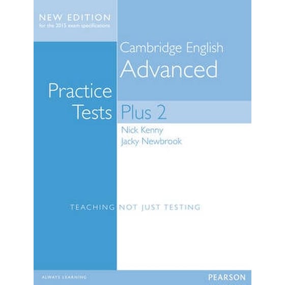 Cambridge Advanced Volume 2 Practice Tests Plus New Edition Students' Book without Key image 0