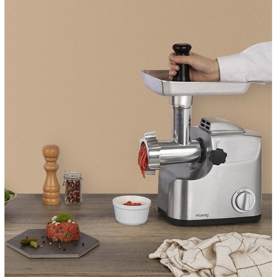 Κρεατομηχανή H.KOENIG WMG800 1800 W Inox image 5