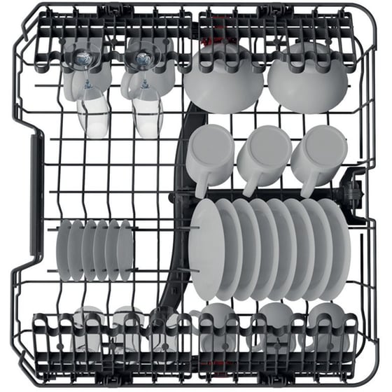 WHIRLPOOL WH4IFB14BN6S για 14 Σερβίτσια Ασημί Εντοιχιζόμενο Πλυντήριο Πιάτων image 2