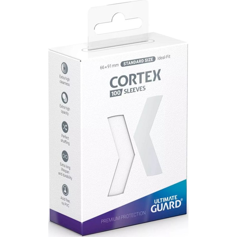 ULTIMATE GUARD Ultimate Guard Cortex Card Sleeves Standard Size - White (100 Sleeves)