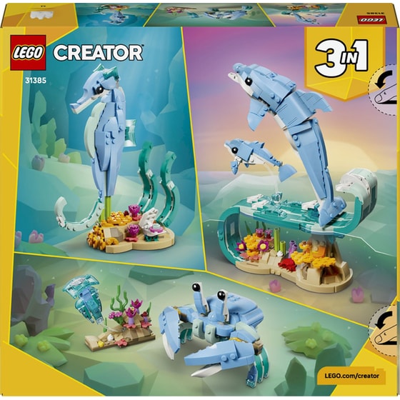 LEGO® Creator 3 σε 1 Θαλάσσια Ζώα: Όμορφα Δελφίνια (31385) image 8