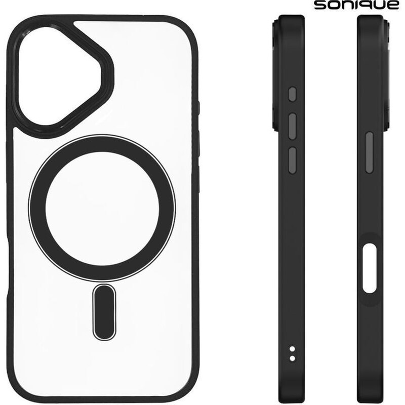 Θήκη Apple iPhone 16 - Sonique Magnetic MagMetal - Black