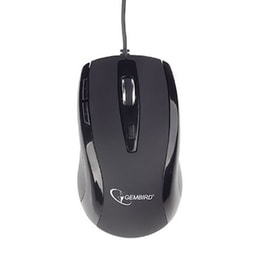 Gembird MUS-GU-01 Ενσύρματο Ποντίκι Μαύρο