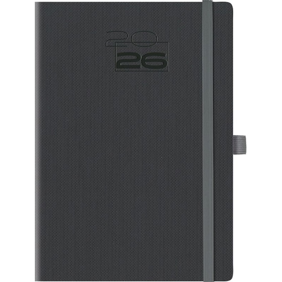 Ημερολόγιο Ημερήσιο 2026 Θεοφύλακτος 12M Dot Plus Ανθρακί image 0