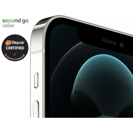 Μεταχειρισμένο Apple iPhone 12 Pro 256GB Silver second go value Certified by iRepair image 3
