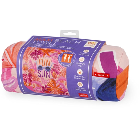 Πετσέτα Θαλάσσης Legami Maxi Tropical 175 x 200 cm - Ροζ/ Πορτοκαλί image 3