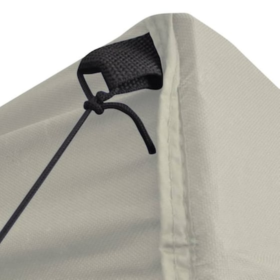 Κιόσκι Vidaxl Ατσάλι Πτυσσόμενο 2x2m - Κρεμ image 5