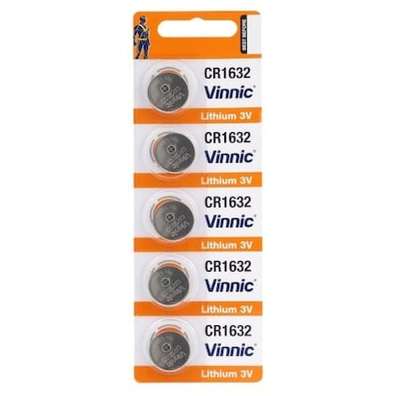 VINNIC Μπαταρία Λιθίου 3v Cr1632 Πακέτο 5 Μπαταριών