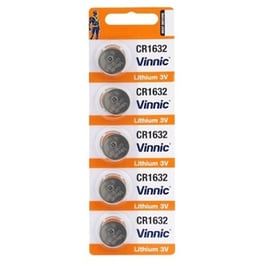 Μπαταρία Λιθίου 3v Cr1632 Πακέτο 5 Μπαταριών