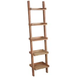 Βιβλιοθήκη Woodwell Ladder EA7019 από Μασίφ Ξύλο Ακακίας 45x190 cm - Καφέ