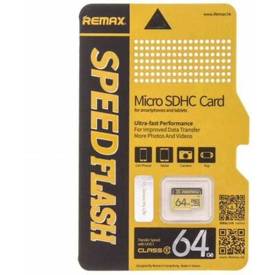 Remax Speed Flash microSDHC 64GB Class 10 image 1