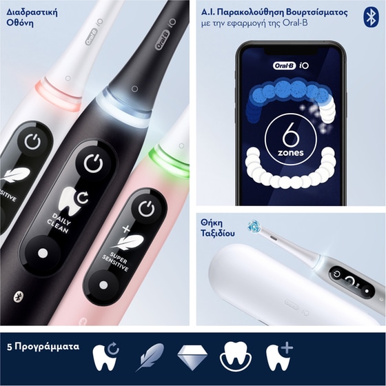 Ηλεκτρική Οδοντόβουρτσα ORAL-B iO Series 6 Μαύρο image 2
