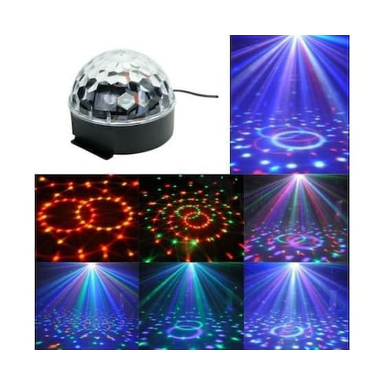 Φωτορυθμικό Crystal Magic Ball Light - Πολύχρωμο image 1