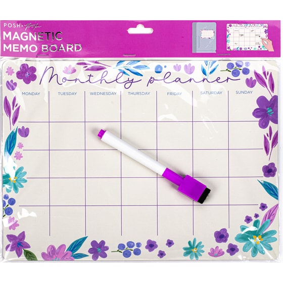 Planner Μηνιαίο Tri-Coastal Design Posh+Pop με μαρκαδόρο image 0