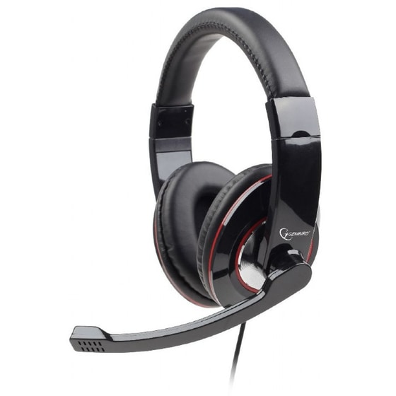 Ακουστικά Headset Gembird MHS-U-001 με Μικρόφωνο - Μαύρο image 3