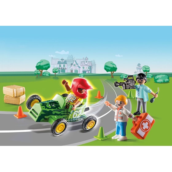 PLAYMOBIL® Duck on Call Επιχείρηση Διάσωσης: Βοηθήστε τον Οδηγό Αγώνων! (70919) image 2