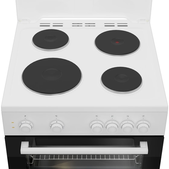 BEKO FBE66000WD 66 Lt Λευκό Ηλεκτρική Κουζίνα Εμαγιέ image 3