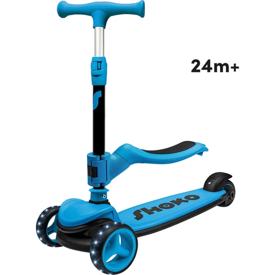 Παιδικό Πατίνι Shoko Prime 4 In 1 Plus για 12+ Μηνών - Μπλε image 5