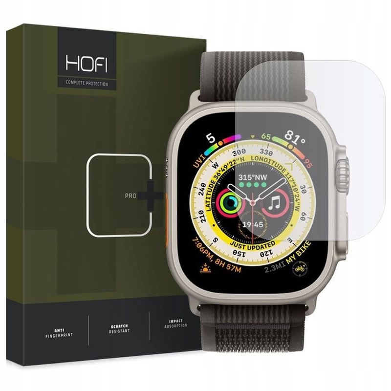 HOFI Προστασία Οθόνης Hofi Glass Pro+ για Apple Watch 49mm - Clear
