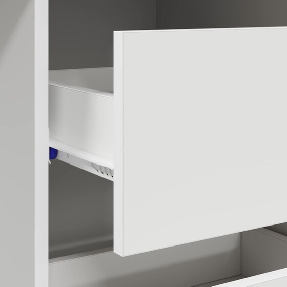 Γραφείο VidaXL από Επεξεργασμένο Ξύλο 90x37,5x75 cm - Λευκό image 8