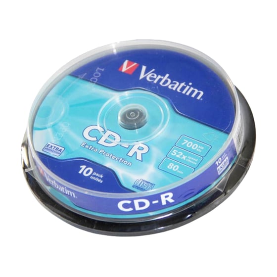 Δίσκοι CD/DVD Verbatim CD-R 700MB 10τμχ image 1